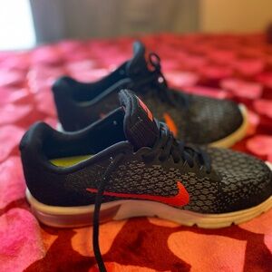Nike Black and Pink Athletic Shoes